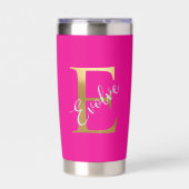 Pink E, Evolve Travel Tumbler Thermobecher (Vorderseite)