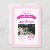 Pink Eagle Scout Court of Honor Ceremony Party (Vorderseite)