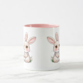 Pink Easter Bunnies Tasse (Zentrum)