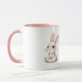 Pink Easter Bunnies Tasse