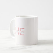 Pink Easter Coffee Mug Kaffeetasse (Vorderseite Links)