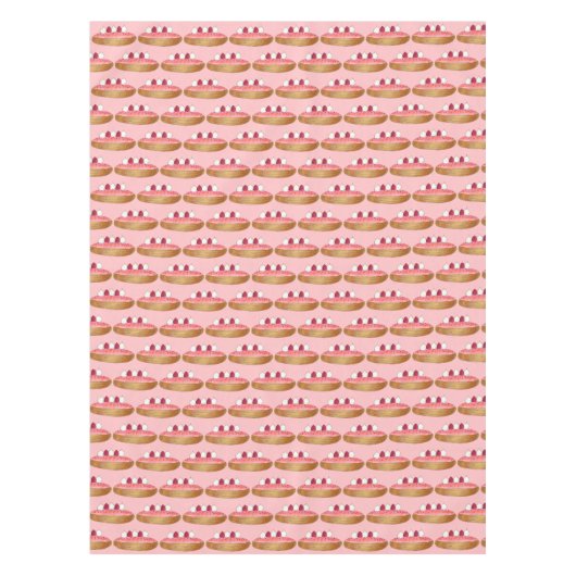 Pink Eclair Französisch Choux Konditorei Backwaren Tischdecke (Vorderseite)
