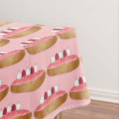 Pink Eclair Französisch Choux Konditorei Backwaren Tischdecke (Beispiel)