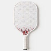Pink Edgeless Graphit Pro Pickleball Set+Net Schläger (Rückseite)