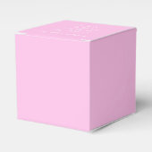 Pink Editable Bridesmaid Gevor Box Geschenkschachtel (Vorderseite)