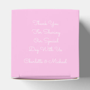 Pink Editable Bridesmaid Gevor Box Geschenkschachtel