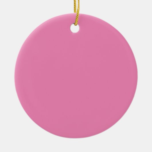 Pink #EF8484, Cadillac Pink Keramik Ornament (Vorne)