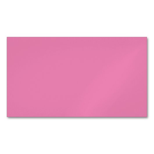 Pink #EF8484, Cadillac Pink Magnetische Visitenkarte (Vorderseite)