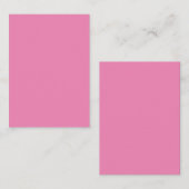 Pink #EF8484, Cadillac Pink Mitteilungskarte (Vorne/Hinten)