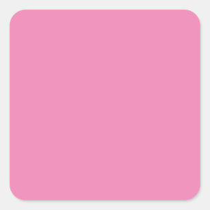 Pink #EF8484, Cadillac Pink Quadratischer Aufkleber