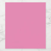 Pink #EF8484, Cadillac Pink Weinetikett (Einzelnes Label)