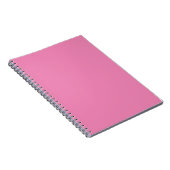 Pink #EF8484 Spiral Foto Notebook Notizblock (Rechte Seite)