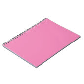 Pink #EF8484 Spiral Foto Notebook Notizblock (Linke Seite)
