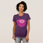 Pink Eightball T-Shirt (Vorne ganz)