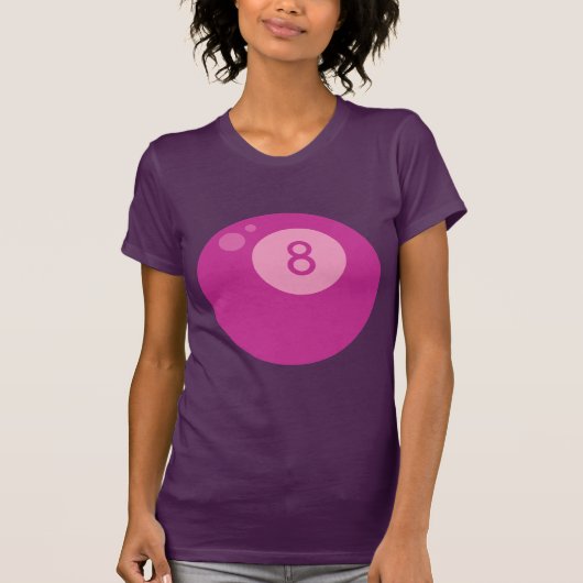 Pink Eightball T-Shirt (Vorderseite)