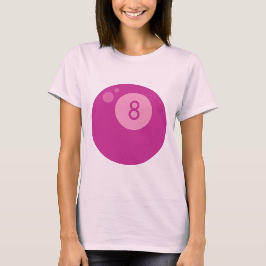 Pink Eightball T-Shirt (Vorderseite)