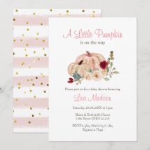 Pink ein wenig Kürbis ist auf dem Weg zu Einladung