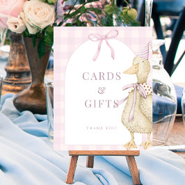 Pink Eine Alberne Gänskarte und Geschenke Schildkr Poster