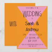 Pink Einladung (Vorne/Hinten)