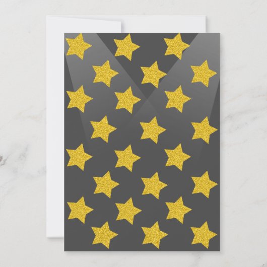 Pink Electric Guitar Rockstar Birthday Party Einladung (Rückseite)