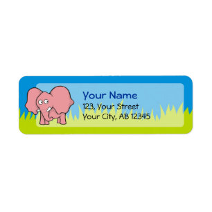 Pink-Elefant-Cartoon