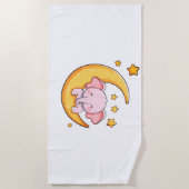 Pink-Elefant Strandtuch (Vorderseite)
