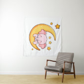 Pink-Elefant Wandteppich (Beispiel (Horizontal))