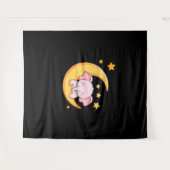 Pink-Elefant Wandteppich (Vorderseite (Horizontal))