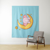 Pink-Elefant Wandteppich (Beispiel)