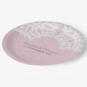 Pink Elegance Lace Paper Teller (Schrägansicht)