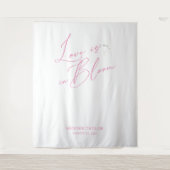 Pink Elegant Brautparty Backdrops Banner Wandteppich (Vorderseite)