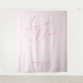 Pink Elegant Brautparty Backdrops Banner Wandteppich (Vorderseite)