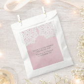 Pink Elegant Lace Fevor Bags Geschenktütchen (Ausgeschnitten)