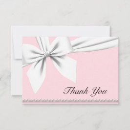 Pink Elegant Tiffany Pearls Extravagant Pearls Vie Dankeskarte