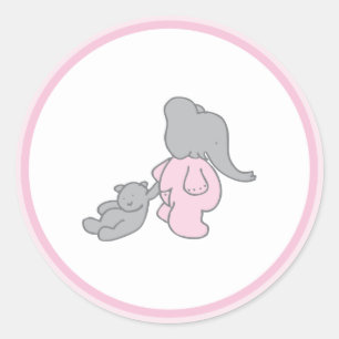 Pink Elephant   Aufkleber