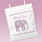 Pink Elephant Baby Dusche Danke Geschenktütchen