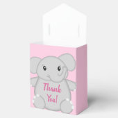 Pink Elephant Baby Dusche Geschenkschachtel (Geöffnet)