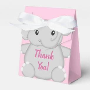 Pink Elephant Baby Dusche Geschenkschachtel