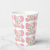 Pink Elephant Baby Dusche Pappbecher (Links)