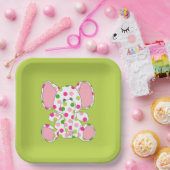 Pink Elephant Baby Dusche Pappteller (Party)