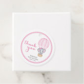 Pink Elephant Baby Girl Dusche Geschenkanhänger (Beispiel)