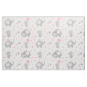 Pink Elephant Baby Girl Stoff (Fat Quarter (45,7 x 55,9 cm))