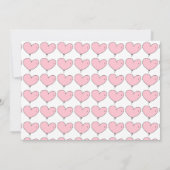 Pink Elephant Babyballon Dusche Einladung (Rückseite)