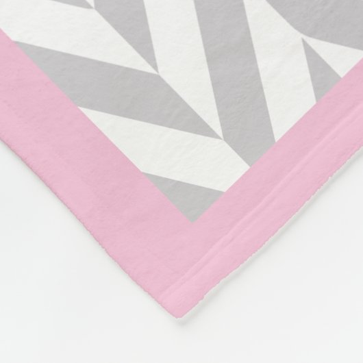 Pink Elephant Birth Keepake Design Fleecedecke (Ecke)