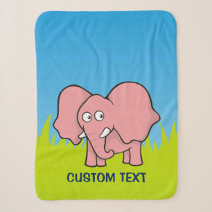 Pink Elephant Cartoon Sherpadecke