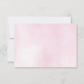 Pink Elephant Danke Karte (Rückseite)