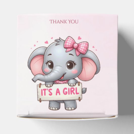 Pink Elephant Fevor Box Geschenkschachtel (Oben)