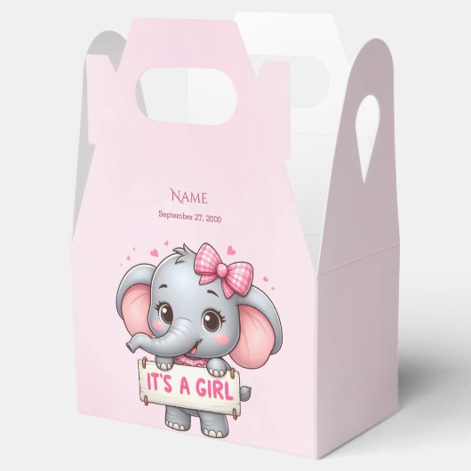Pink Elephant Fevor Box Geschenkschachtel (Geöffnet)