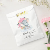Pink Elephant Girl Baby Dusche Gefallen Taschen Geschenktütchen (Versiegelt)