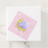 Pink Elephant Girl Baby Dusche Geschenkanhänger (Beispiel)